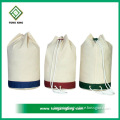 2017 Fashional cotton drawstring bag cotton laundry bag